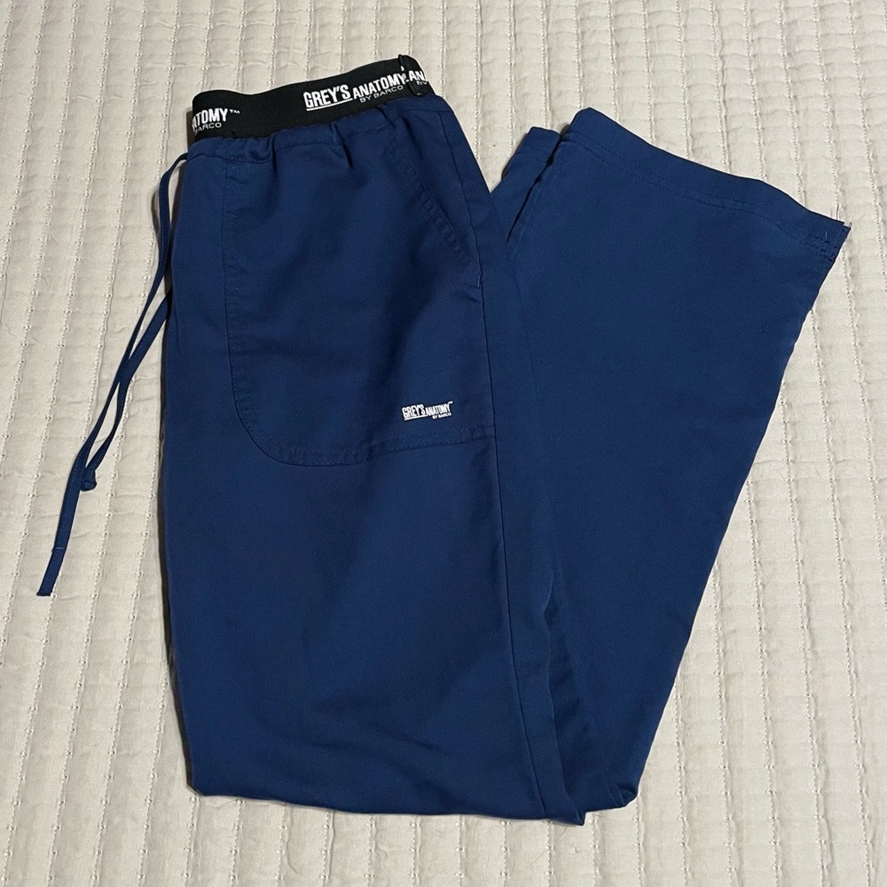 Navy GA Scrub Pants